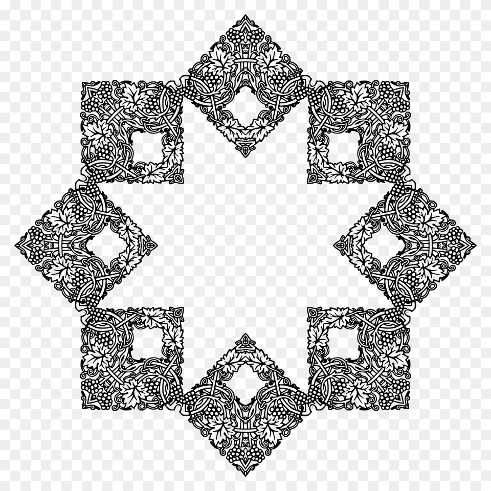Grapevine Frame Extrapolated 7 Clipart, Pattern, Symbol Png Image