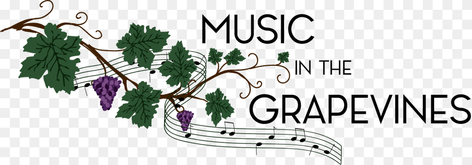Grapevine Logo Music, Food, Fruit, Grapes, Plant Png Image