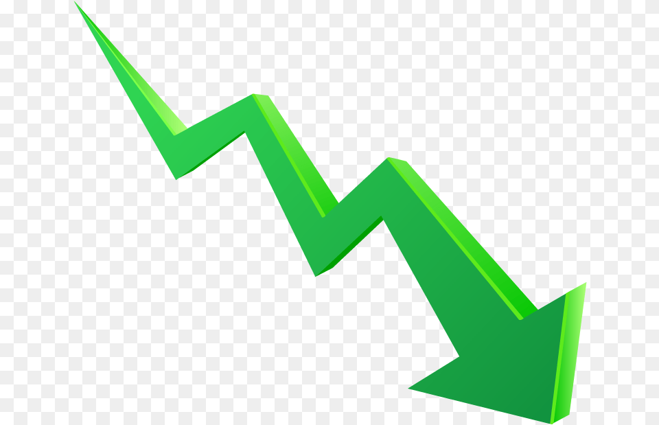 Graph Clipart Stock Market Picture Arrow Going Down, Art, Symbol, Green, Graphics Free Transparent Png