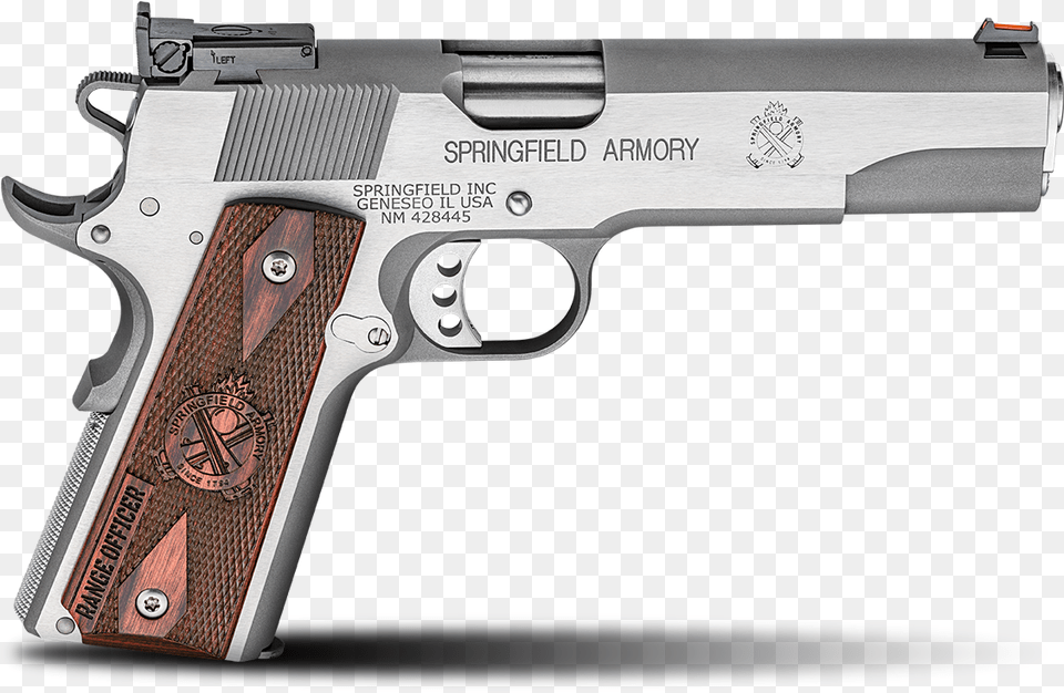 Graphic 1911 Drawing M9 Pistol Springfield Armory Range Officer, Firearm, Gun, Handgun, Weapon Free Png Download