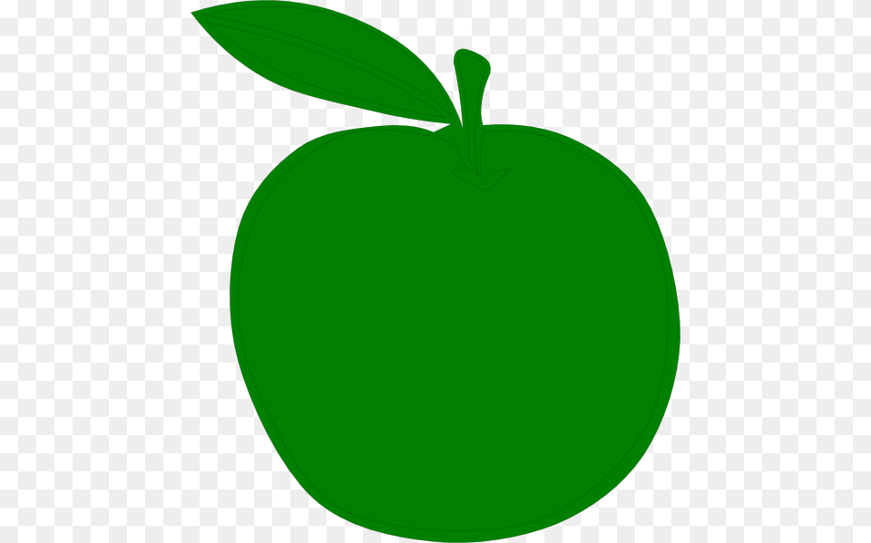 Graphic Apple Clip Art At Clker Com Vector Clip Art, Food, Fruit, Leaf, Plant Free Transparent Png