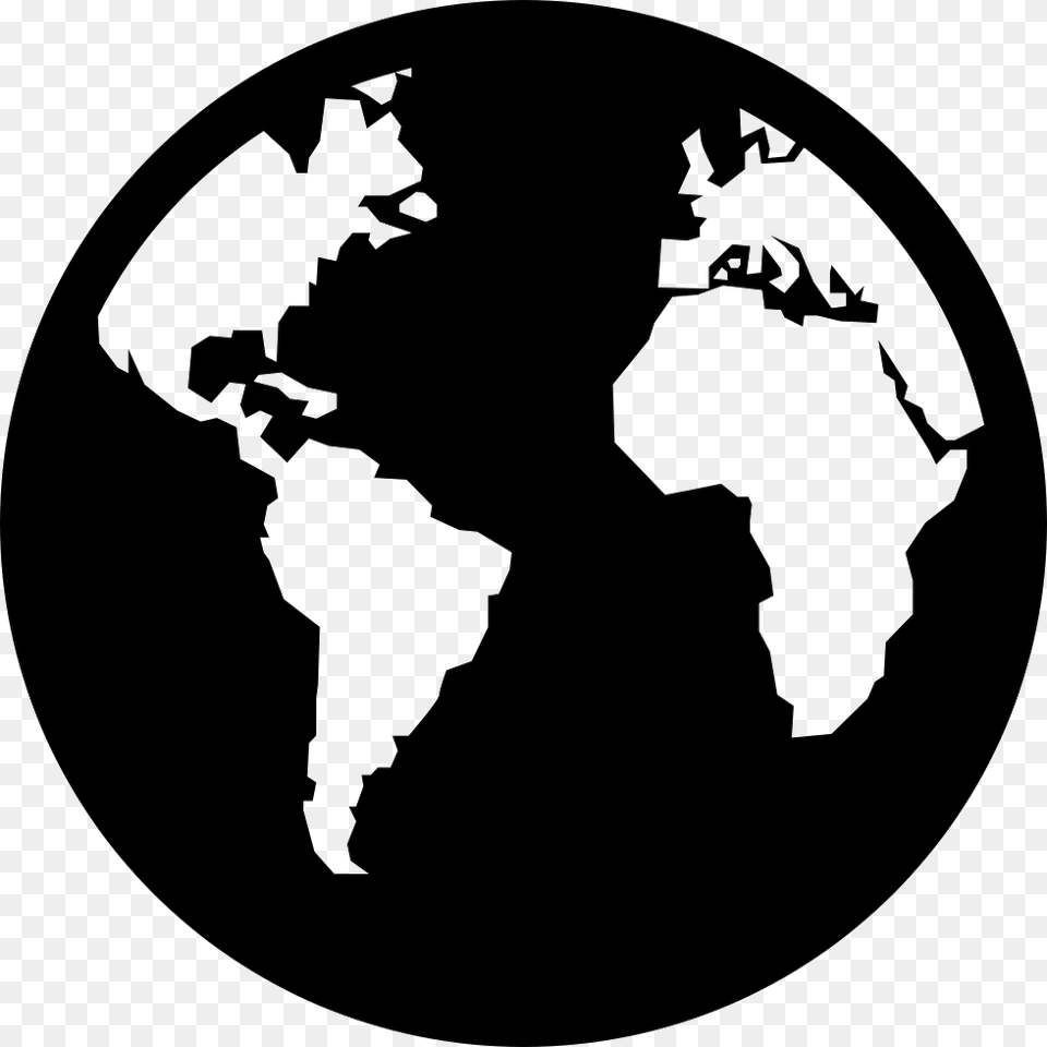 Graphic Black And White Dk Icon Onlinewebfonts World Map, Astronomy, Outer Space, Planet, Baby Free Png Download