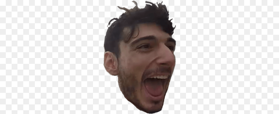 Graphic Black And White Stock Emote New Feelsiceman Trihard Twitch Emote, Angry, Face, Head, Person Free Png