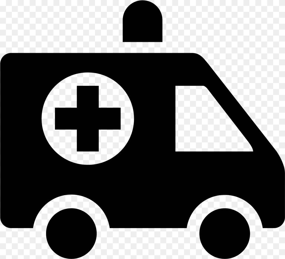 Graphic Black And White Stock Icon Download Ambulance Icon Vector, Gray Free Transparent Png