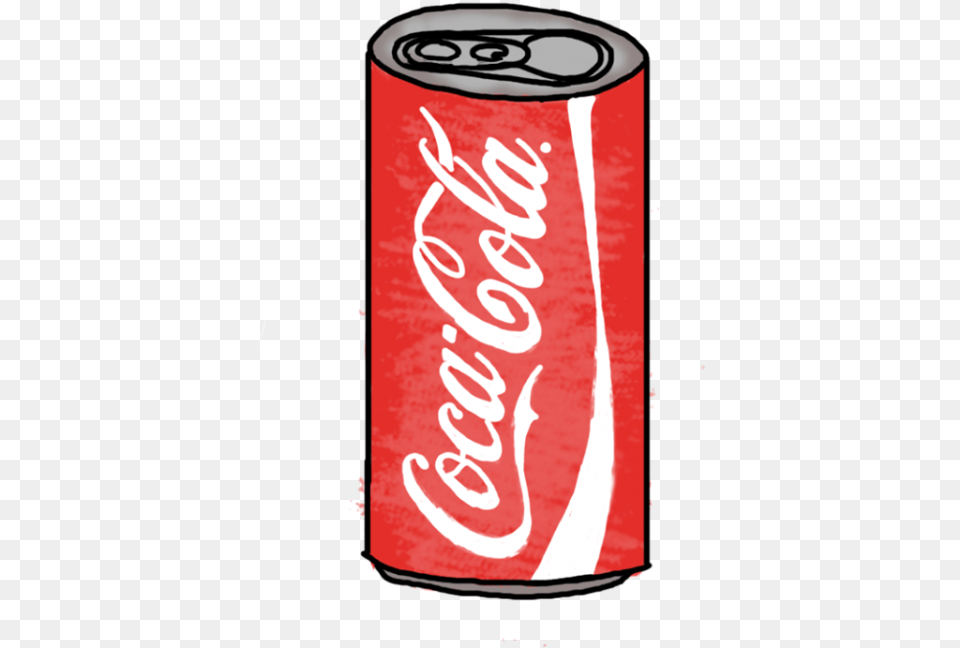 Graphic By Emily Xia Coca Cola, Beverage, Coke, Soda, Can Png Image