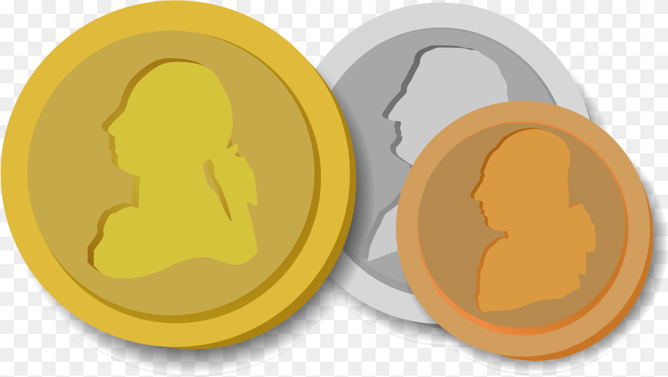 Graphic Coins, Coin, Money, Person, Face Png Image