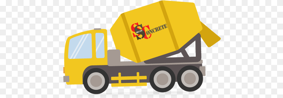 Graphic Collection Of Concreting Download Ready Mix Concrete, Trailer Truck, Transportation, Truck, Vehicle Png Image