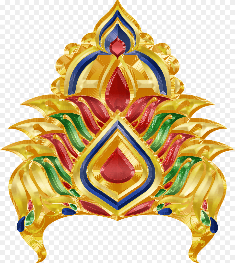 Graphic Crown Vishnu Vector Graphic On Pixabay Ravan Crown, Gold, Accessories Free Transparent Png