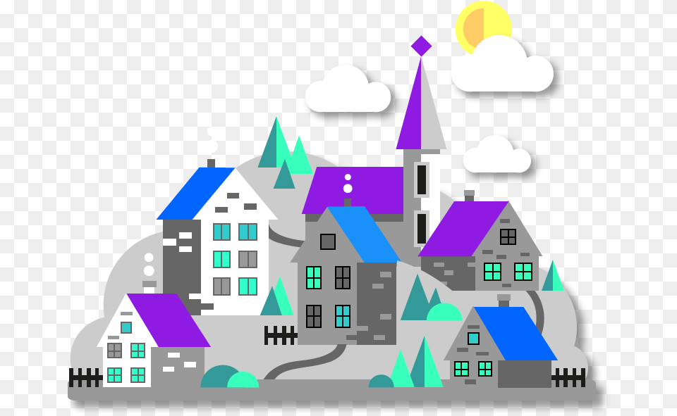 Graphic Design, Neighborhood, City, Art, Graphics Free Png