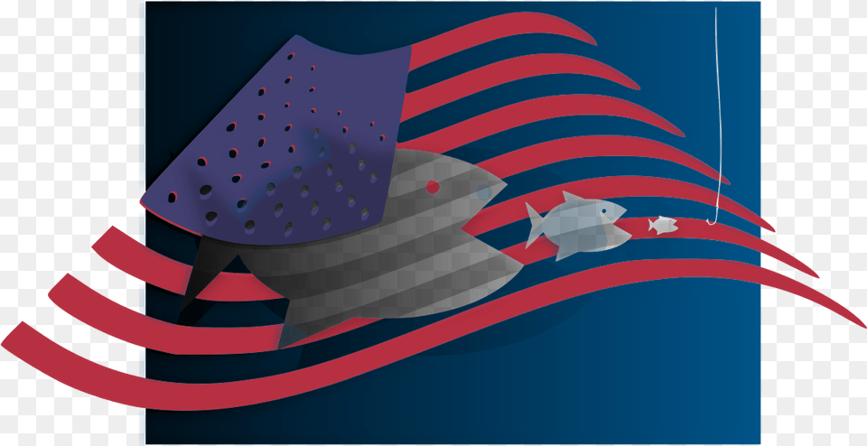Graphic Design, American Flag, Flag, Sea Life, Shark Free Transparent Png