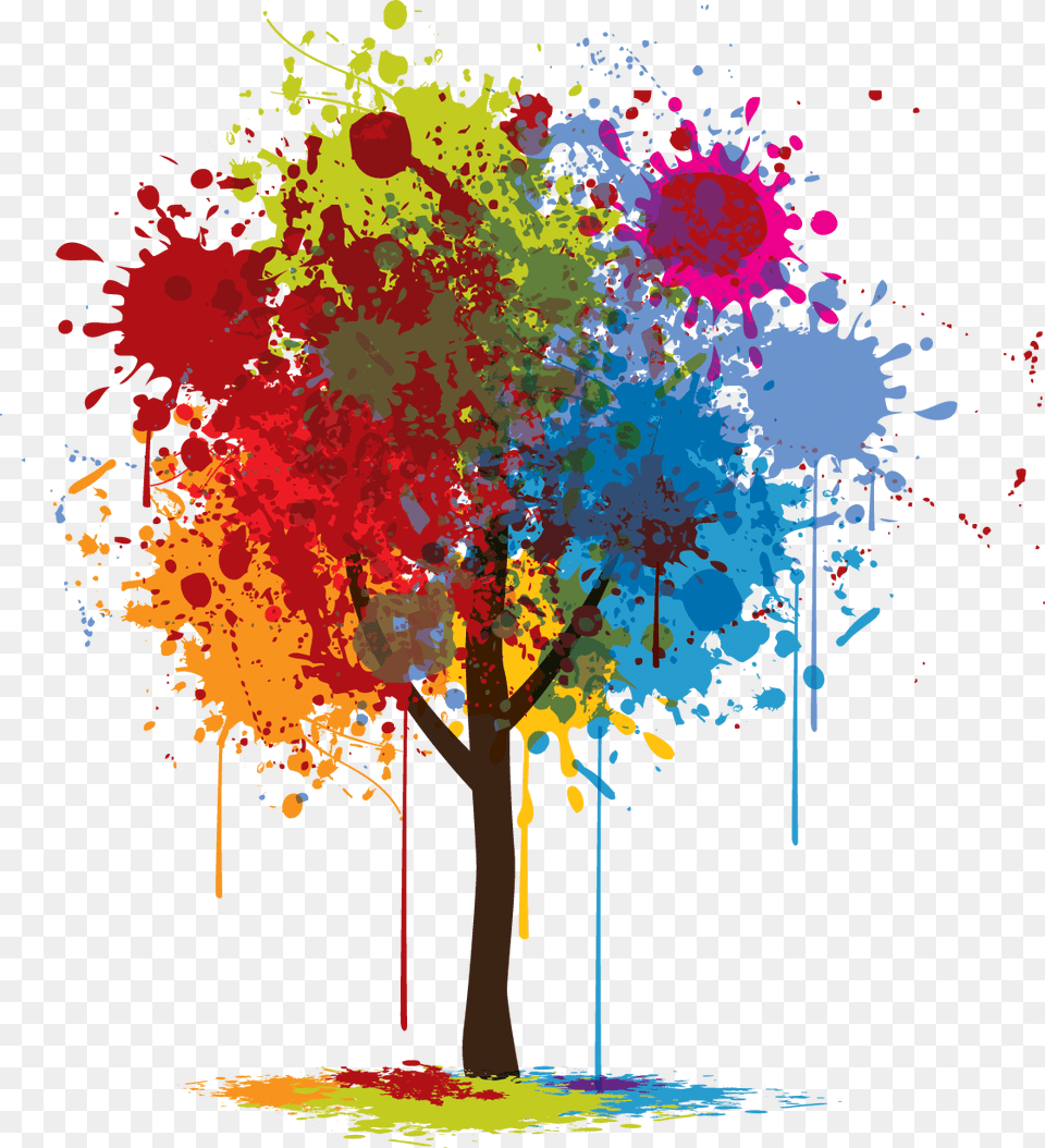 Graphic Design Art Graphic Design Art Tree, Graphics, Modern Art, Painting, Plant Free Png Download