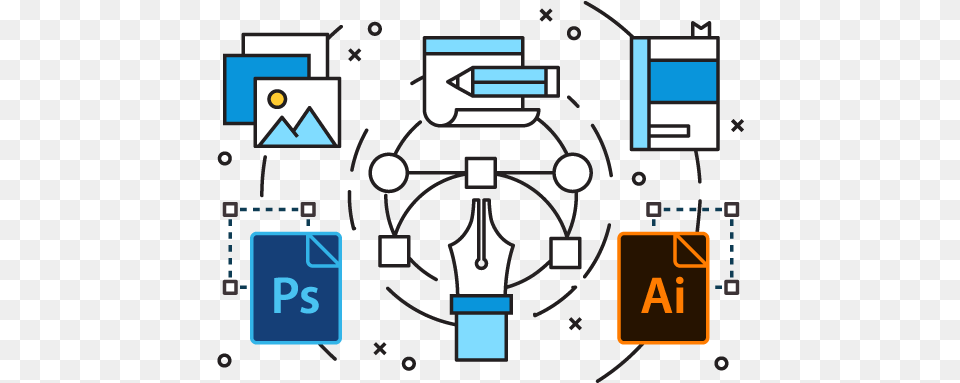 Graphic Design Blue Pixel Pen Adobe Icons Diagram, Scoreboard Png Image