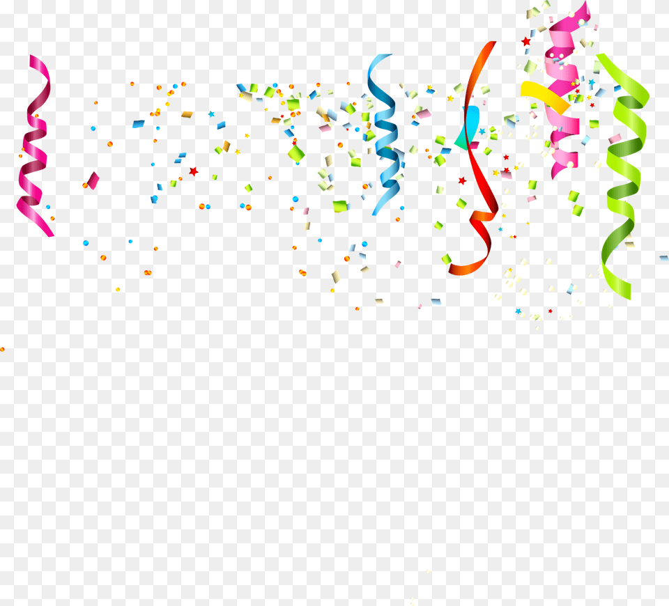 Graphic Design Paper Fireworks Birthday Confetti Free Png Download