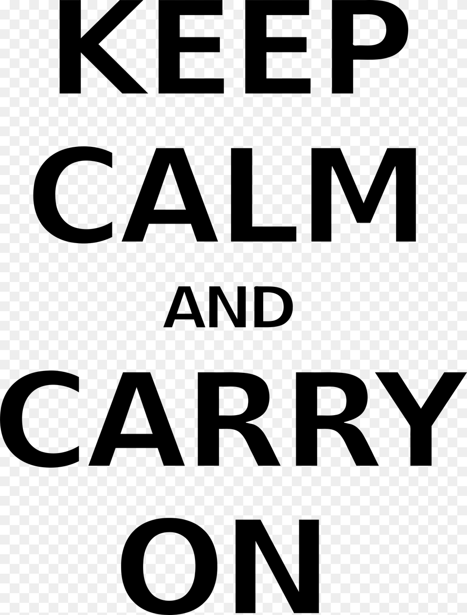 Graphic Designareatext Keep Calm And Carry On Svg, Gray Png