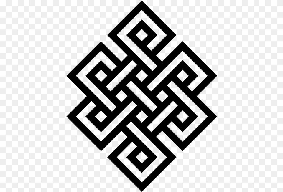 Graphic Designsquareangle Endless Knot, Gray Png