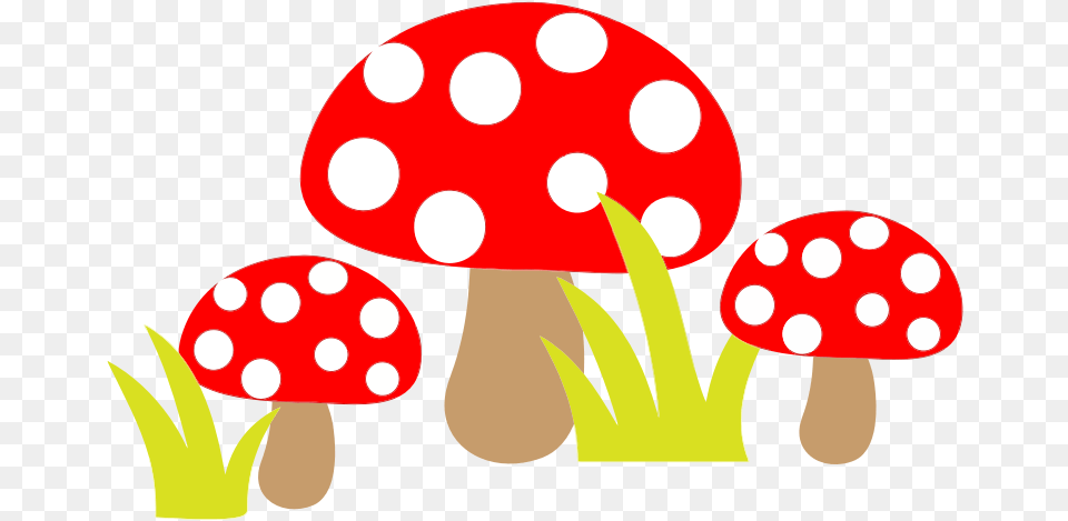 Graphic Download Files Mushroom Clip Art, Pattern, Agaric, Fungus, Plant Png Image
