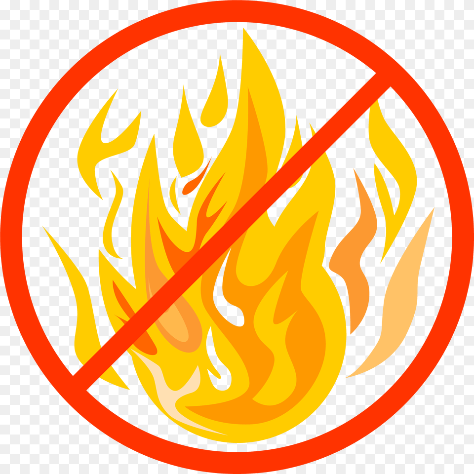 Graphic For Open Fire Ban Gluten Black And White, Flame Free Png