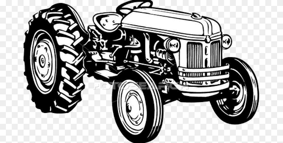 Graphic Free Library Free Antique Tractors Cliparts Old Ford Tractor Vector, Transportation, Vehicle, Car Png Image