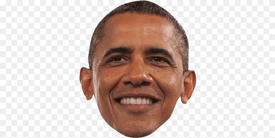 Graphic Stock Barack Barack Obama Face Only, Smile, Happy, Head, Portrait Free Png Download