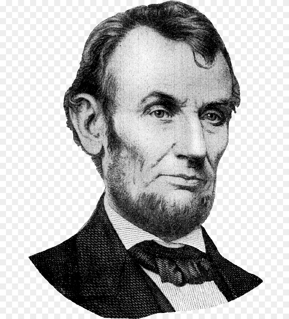 Graphic Freeuse Abraham Lincoln Clipart Head Abraham Lincoln Clear Background, Adult, Portrait, Photography, Person Png Image