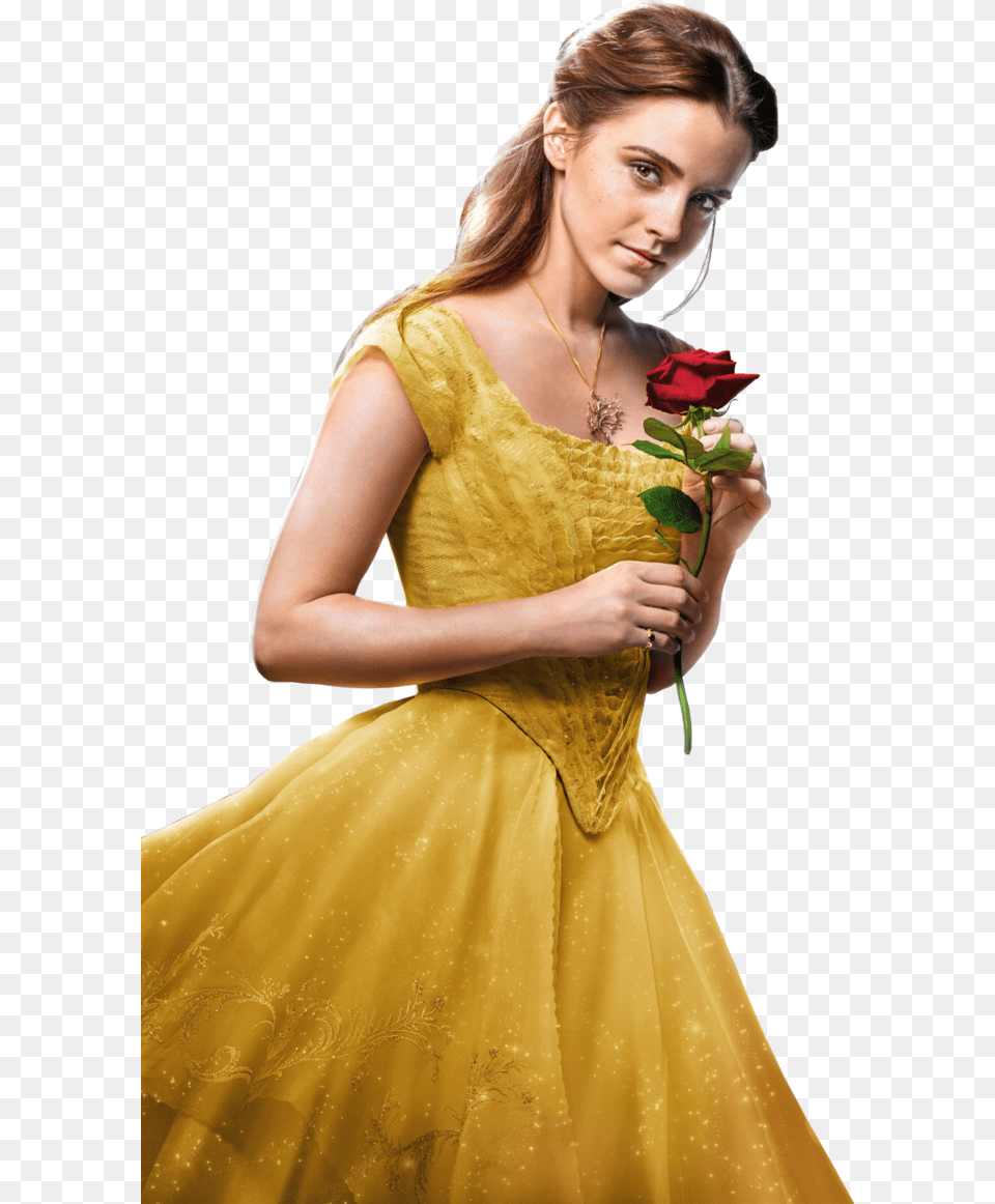 Graphic Freeuse Belle Transparent Emma Watson Emma Watson Belle, Flower Arrangement, Formal Wear, Flower Bouquet, Flower Free Png