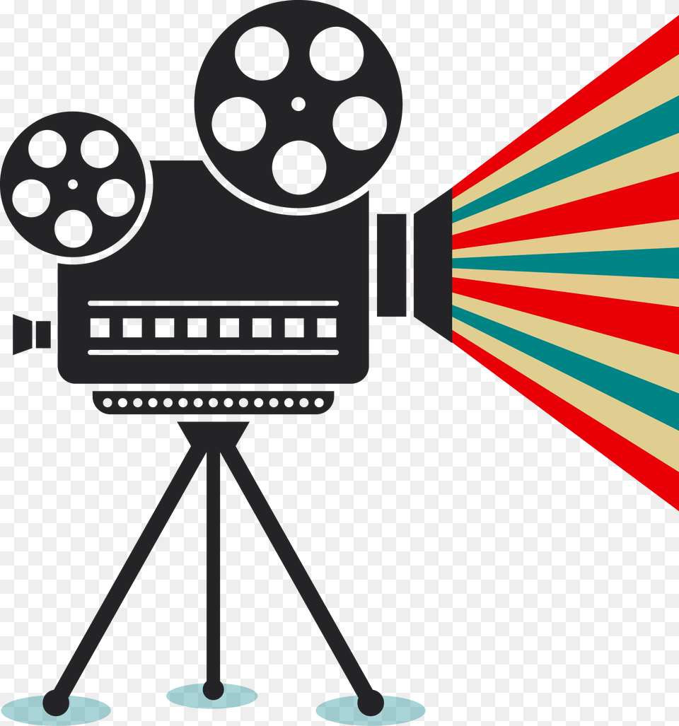 Graphic Freeuse Film Projector Clipart Movie Projector Clipart, Electronics, Lighting Png Image
