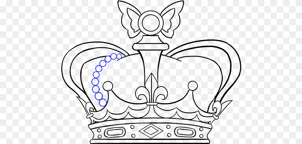 Graphic Freeuse How To Draw A Crown In Few Diamond With Crown Drawing, Astronomy, Moon, Nature, Night Free Transparent Png