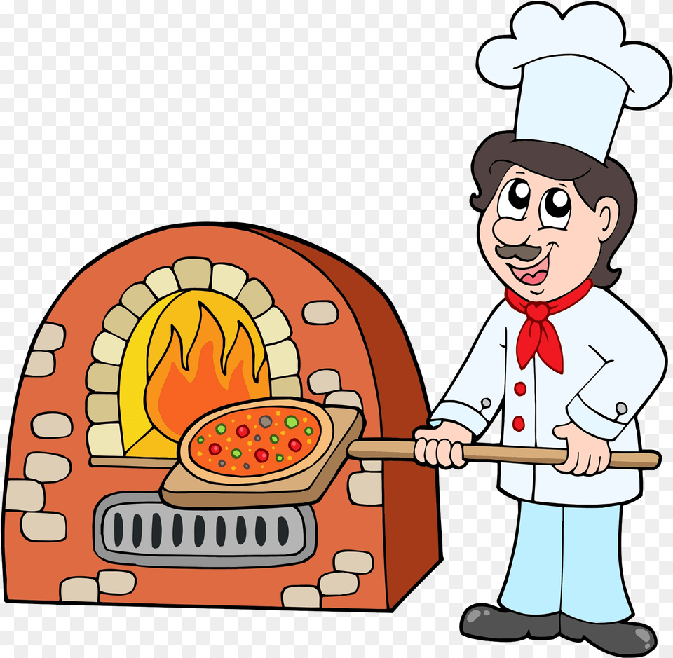 Graphic Freeuse Pizza Chef Transprent Make A Pizza Clipart, Baby, Person, Face, Head Png Image