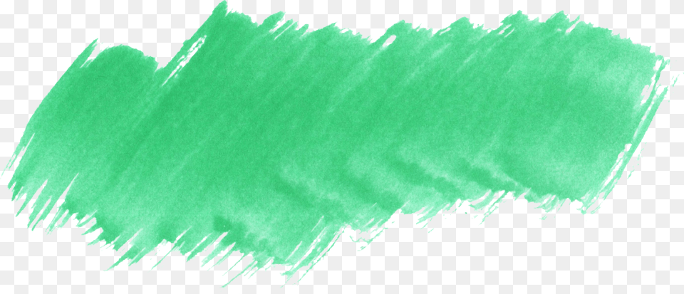 Graphic Green Watercolor Brush Stroke Vol Green Paint Mark, Plant, Accessories, Gemstone, Jewelry Free Png