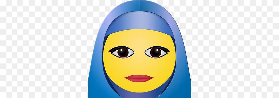 Graphic Hijab Woman Emoticon Smiley Smiley, Person, Face, Head, Photography Free Transparent Png