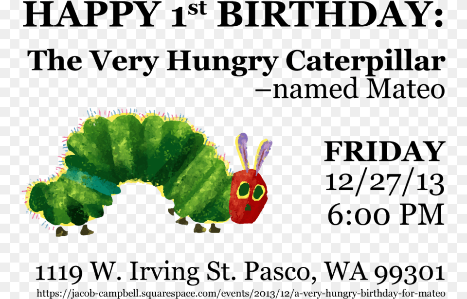 Graphic I Created In Adobe Illustrator For Mateo39s Hungry Caterpillar Book, Green Free Png