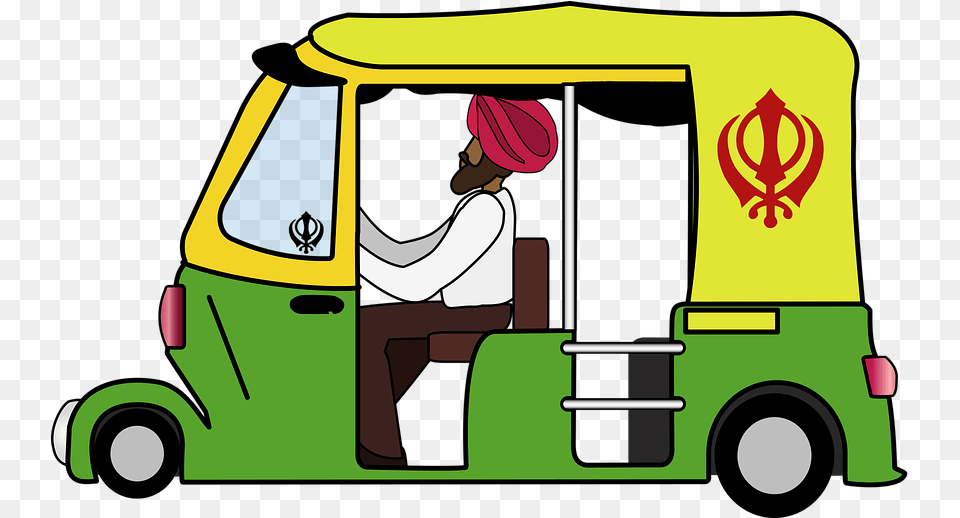 Graphic India Auto Rickshaw Auto Rickshaw Cartoon, Adult, Female, Person, Woman Png