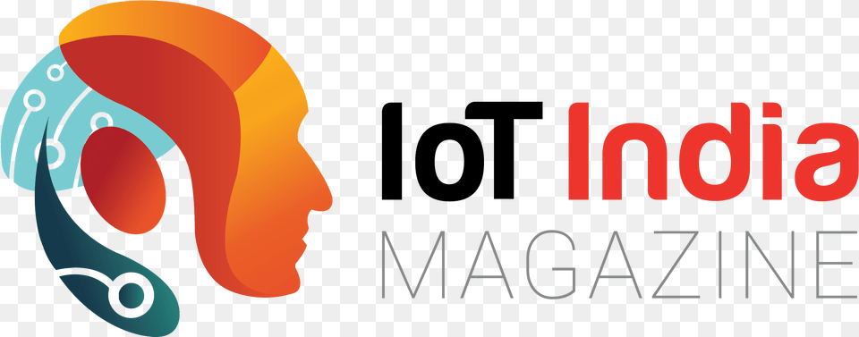 Graphic Iot India Magazine Iot Market Size In India, Logo, Face, Head, Person Free Png Download