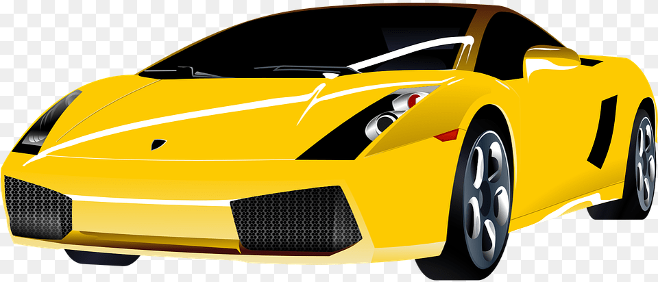 Graphic Library Hand Tools Drawing Cartoon Luxury Car, Vehicle, Coupe, Transportation, Sports Car Free Png Download