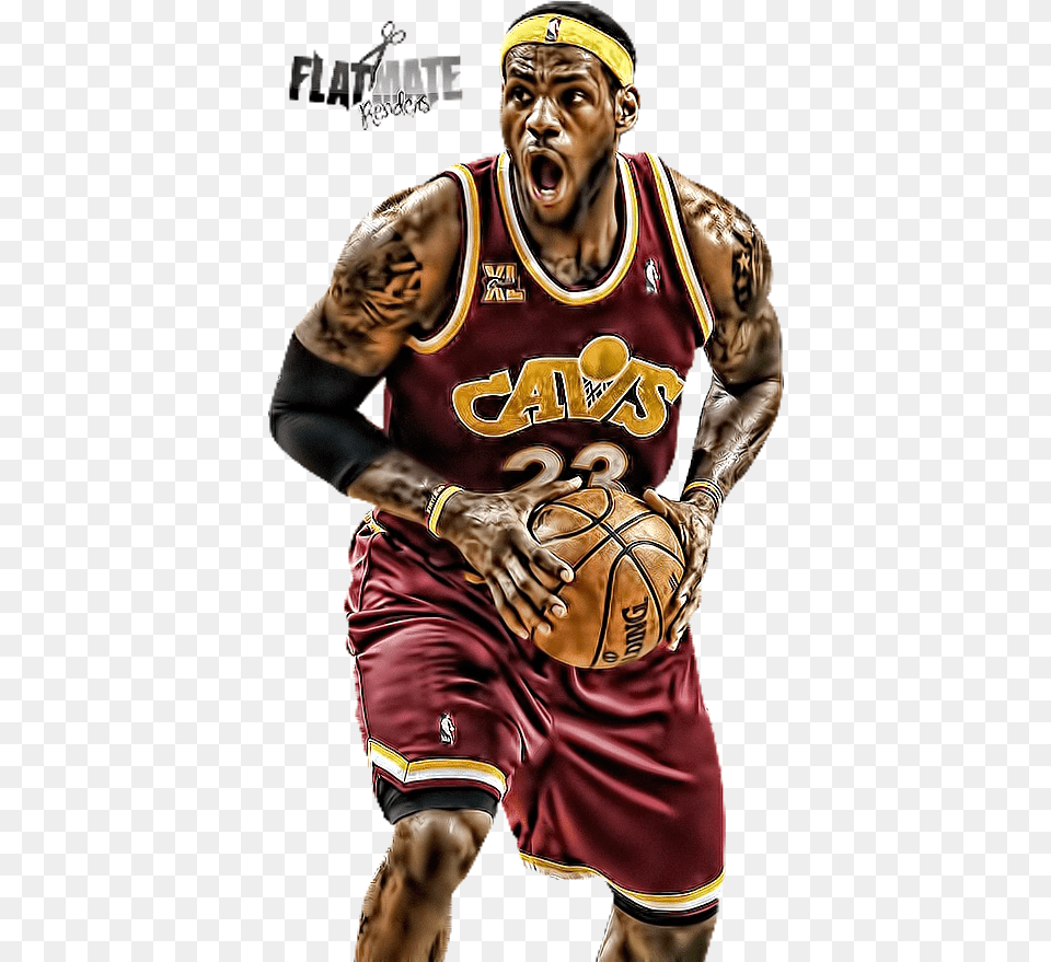 Graphic Library James Pictures Icons Lebron James Art, Adult, Person, Man, Male Free Png