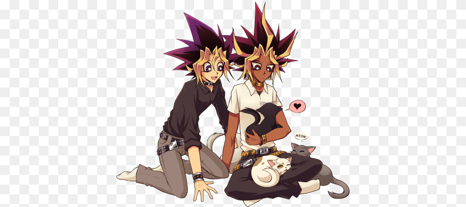 Graphic Library Library Yugioh Yami Love Yugi Oh, Book, Comics, Publication, Person Free Transparent Png