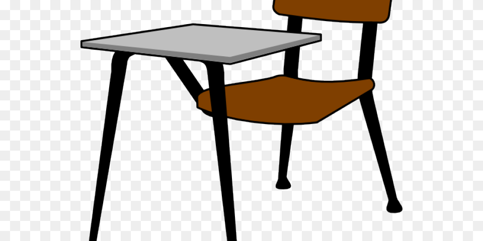 Graphic Library Techflourish Collections Student Cliparts Clip Art Student Desk, Furniture, Table, Chair Free Transparent Png