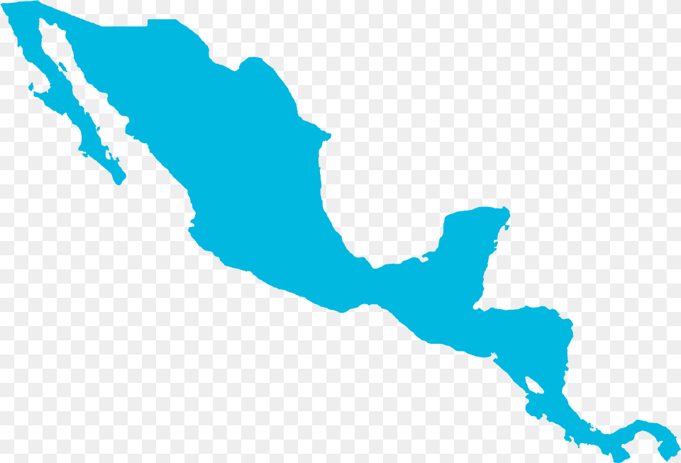 Graphic Map Of Central America, Nature, Outdoors, Sea, Water Png Image