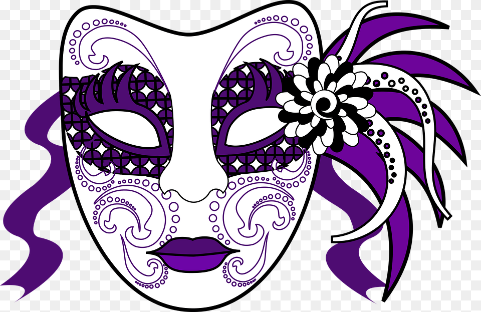 Graphic Mardi Gras Mask Mardi Gras Lent Fat Tuesday, Carnival, Purple, Crowd, Mardi Gras Png