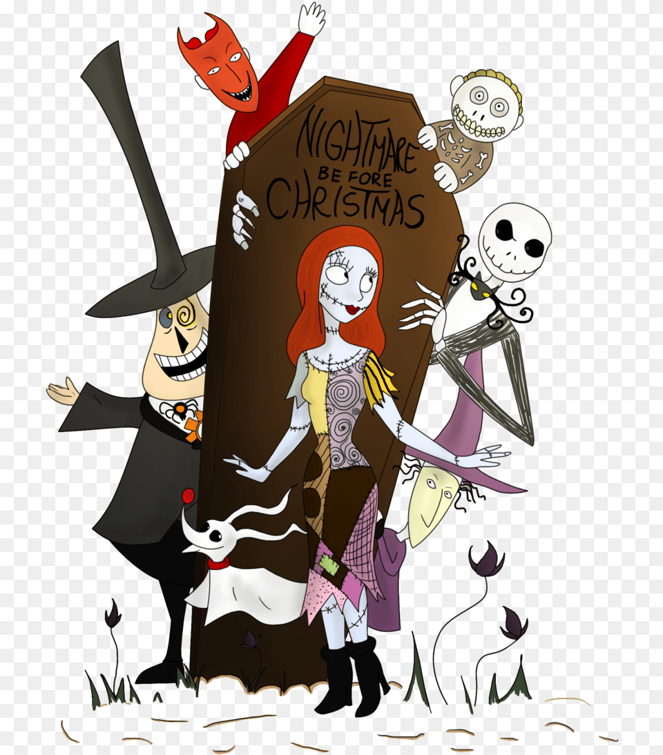 Graphic Nightmare Before Christmas By Clwnprincessofcrime Nightmare Before Christmas, Book, Comics, Publication, Adult Free Png Download