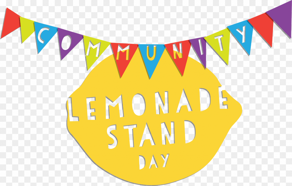 Graphic Of Lemon And Banner That Reads Quotcommunity Lemonade Graphic Design, People, Person, Text Free Png Download