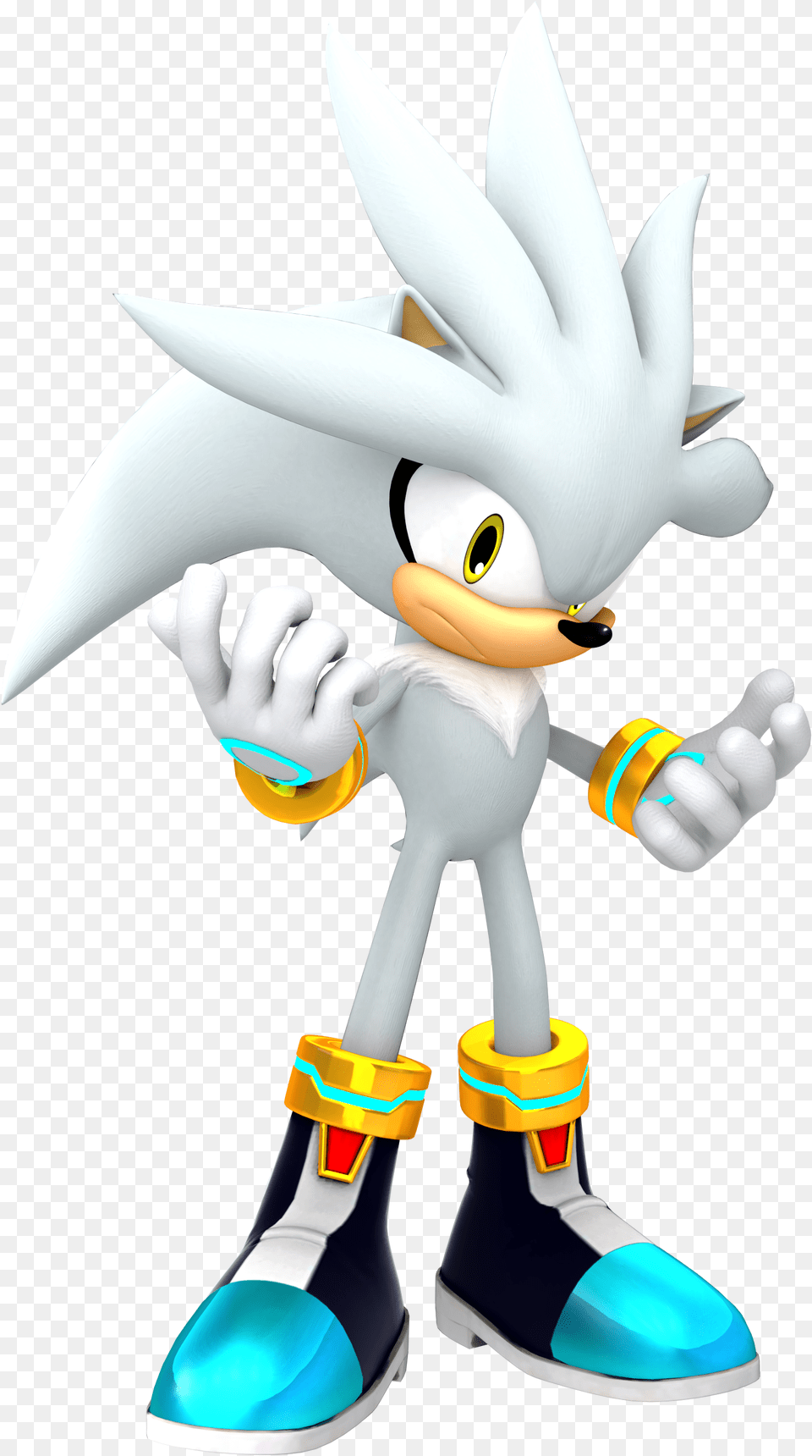 Graphic Royalty Sonic The Silver Shadow Silver The Hedgehog Render, Clothing, Glove, Toy, Animal Free Png Download