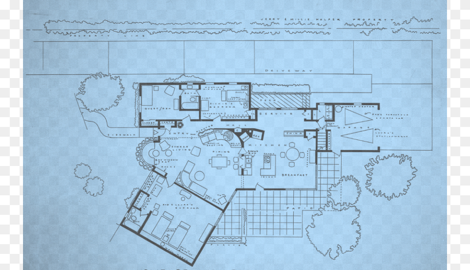 Graphic Royalty Dreamhouse Drawing Blueprint Dick Van Dyke Show House Floor Plan, Diagram, White Board, Chart, Plot Free Png Download