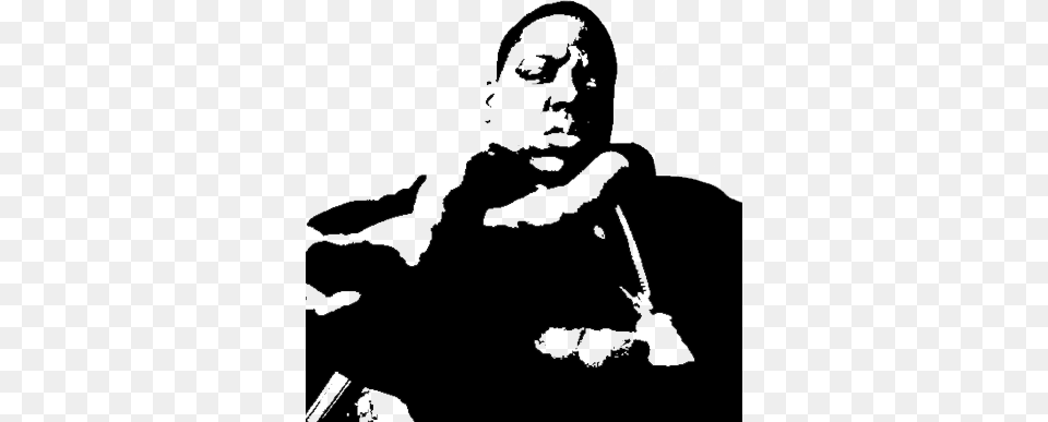 Graphic Royalty Free Stock Biggie Drawing Crown Biggie Smalls Sheet Music, Stencil, Adult, Male, Man Png