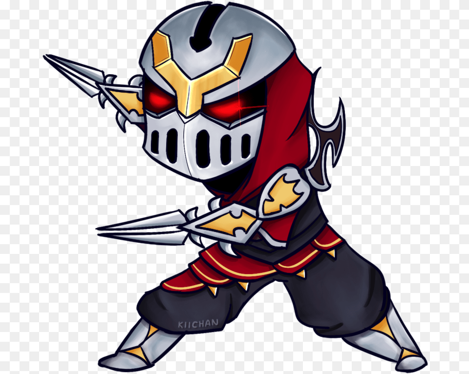 Graphic Royalty Library Cheeb By Kira Nyan On League Of Legends Zed Chibi, Helmet Free Png Download