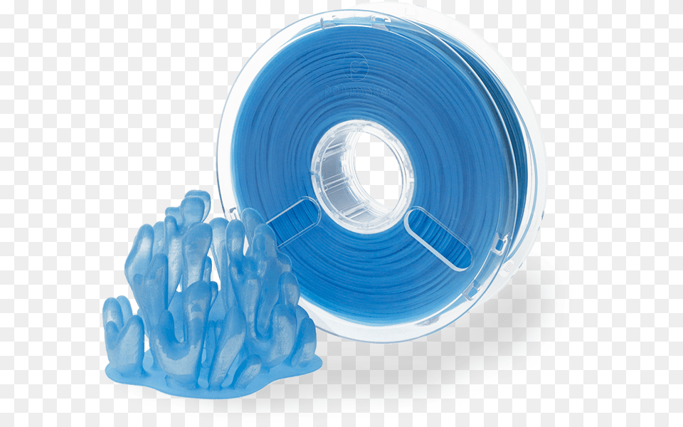 Graphic Royalty Stock Polyplus Pla Colour Polymaker Translucent Blue Pla Filament, Outdoors Free Png Download