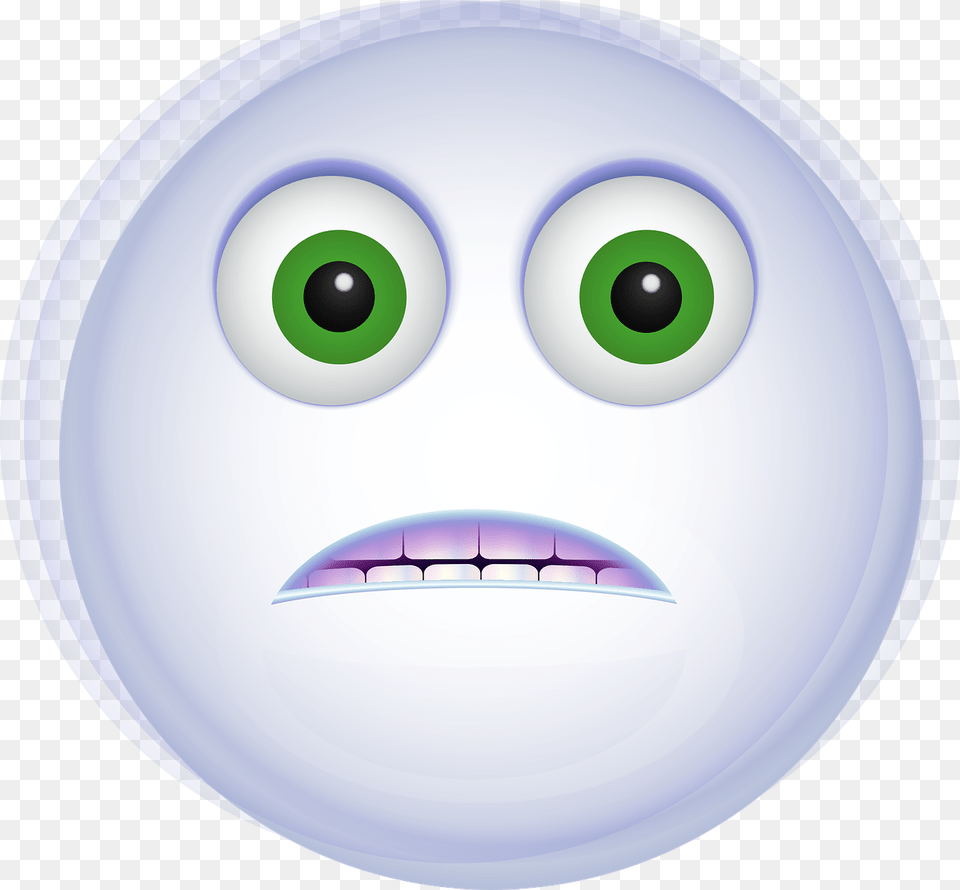 Graphic Shiver Shivering Emoji Cold Smiley Cold Smiley, Sphere, Plate Png Image