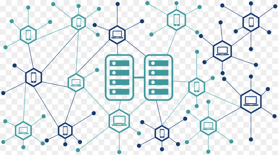 Graphic Showing Blockchain Connections Blockchain Network Png Image