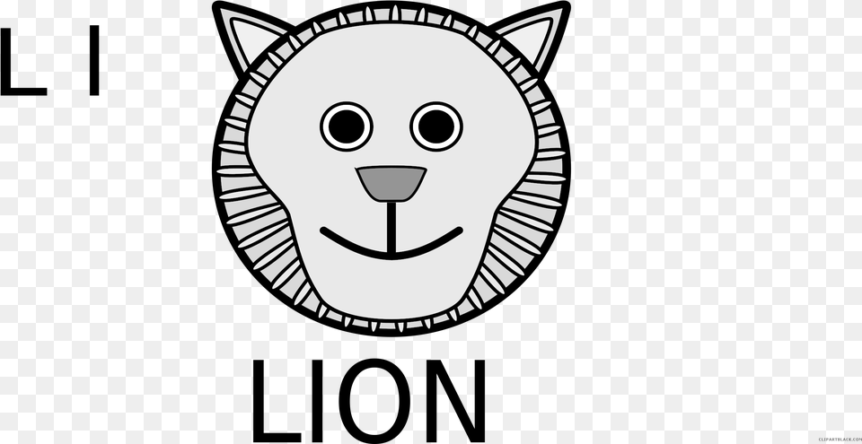 Graphic Stock Lion Face Black And White Clipart Lion Face Clip Art, Head, Person, Cartoon, Animal Png Image