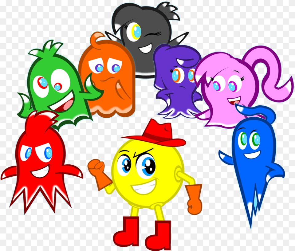 Graphic Stock Pac Man And The Ghosts By Gabe, Baby, Person, Art, Face Free Png